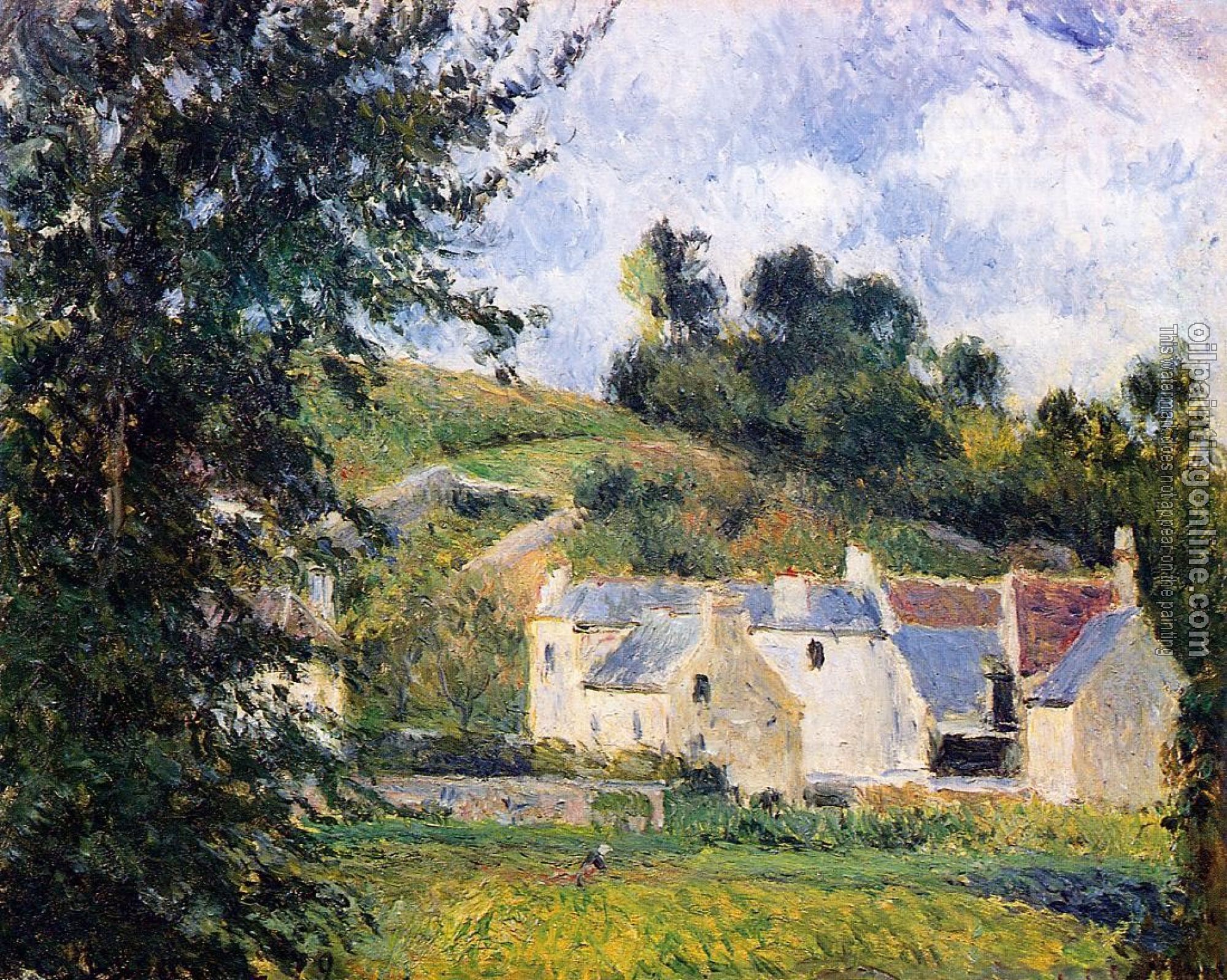 Pissarro, Camille - Houses of l'Hermitage, Pontoise